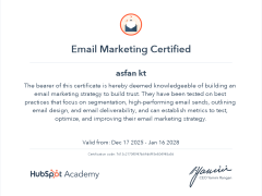 Best Freelance Digital Marketer In Malappuram-Certificate